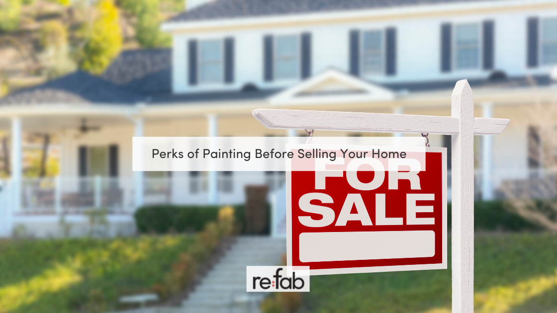 painting your house before selling