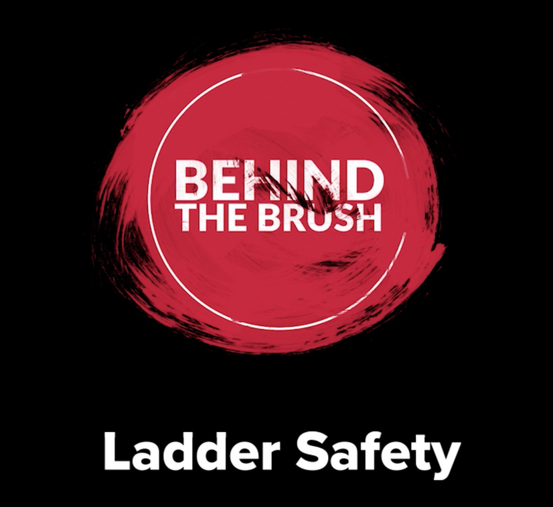 behind the brush ladder safety