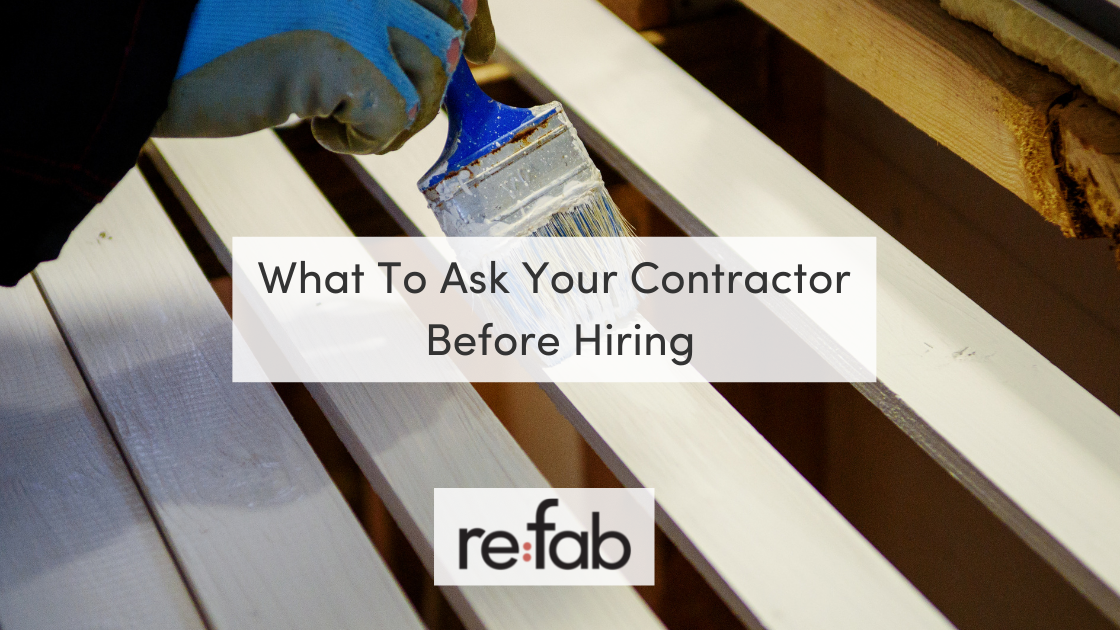 Ask Your Contractor