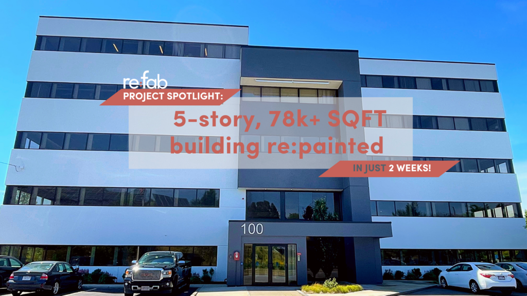 Gen Re Building Cologne Project Spotlight! 5-story, 78k+ SQFT building re:paint - re:fab